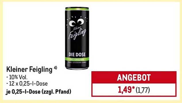 Kleiner Feigling - Die Dose im 12er Pack