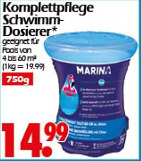 Komplettpflege Schwimm-Dosierer* geeignet für Pools von 4 bis 60 m³