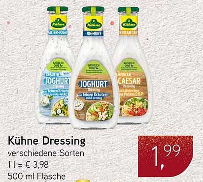Kühnes Dressing – verschiedene Sorten für jeden Geschmack