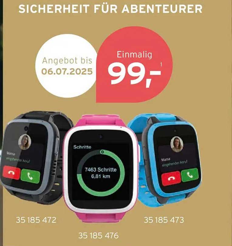 Sicherheit für Abenteurer - Kinder-Smartwatch