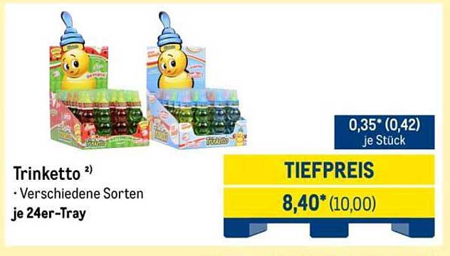 Trinketto - Verschiedene Sorten im 24er-Tray