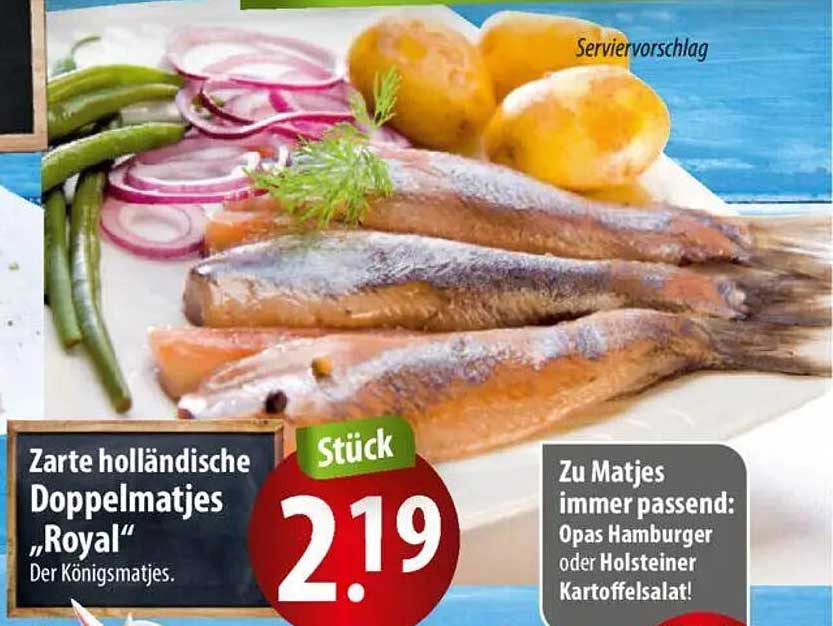 Zarte holländische Doppelmatjes „Royal“