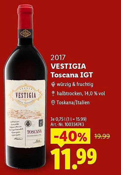 2017 VESTIGIA Toscana IGT
