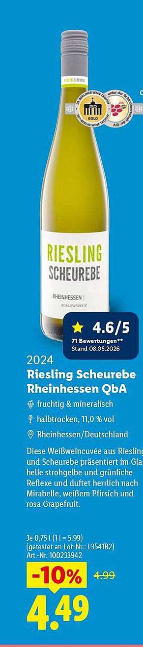 2024 Riesling Scheurebe Rheinhessen QbA