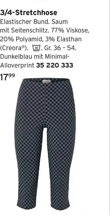 3/4-Stretchhose