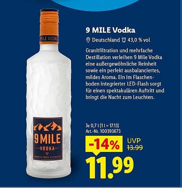 9 MILE Vodka