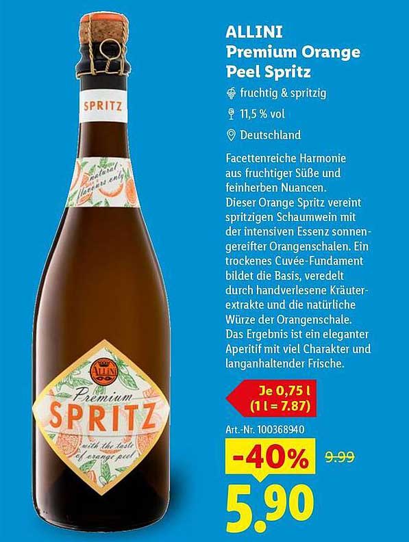 ALLINI Premium Orange Peel Spritz