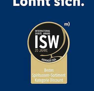Bestes Spirituosen-Sortiment Kategorie Discount