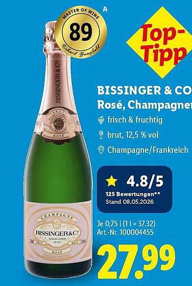 BISSINGER & CO Rosé, Champagne