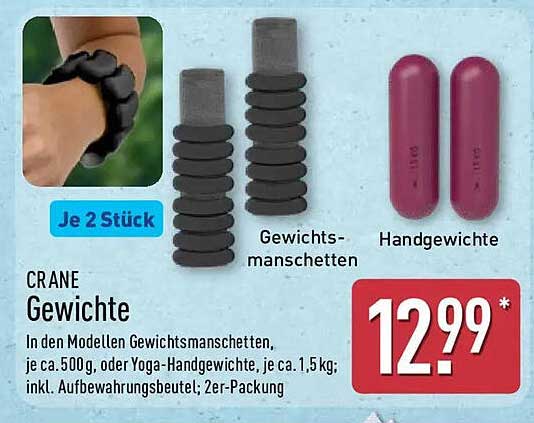 CRANE Gewichte