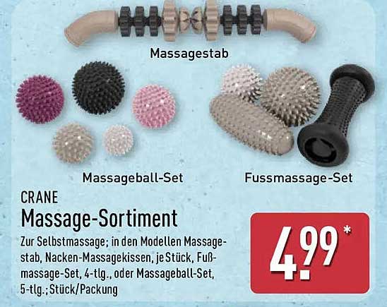 CRANE Massage-Sortiment