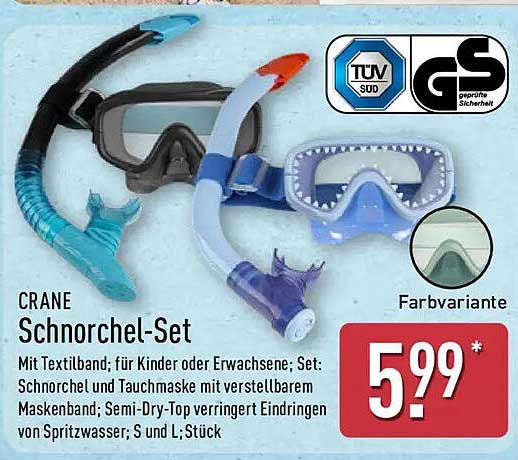 CRANE Schnorchel-Set