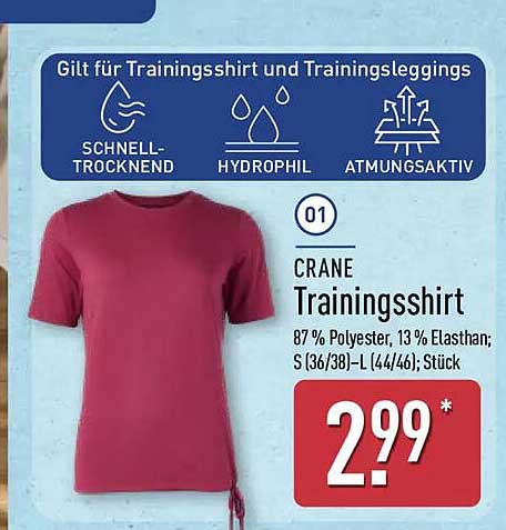CRANE Trainingsshirt