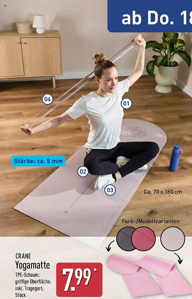CRANE Yogamatte