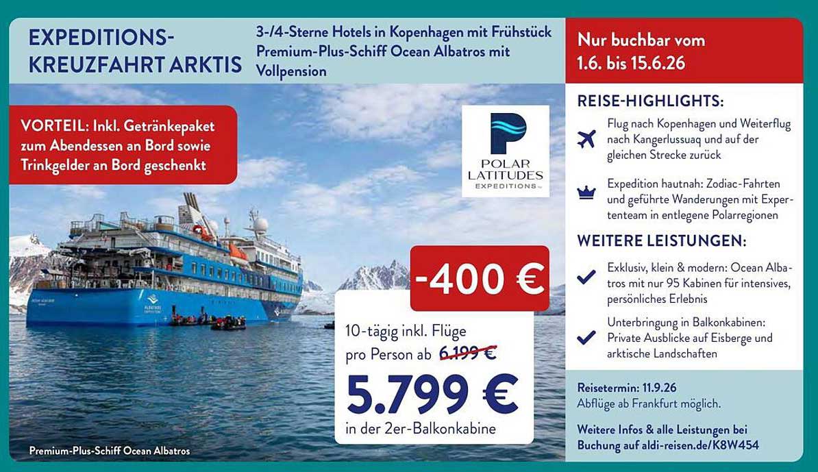 EXPEDITIONS-KREUZFAHRT ARKTIS