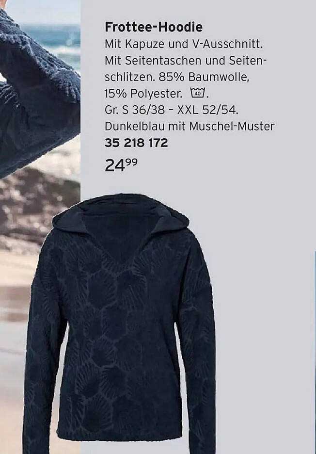 Frottee-Hoodie