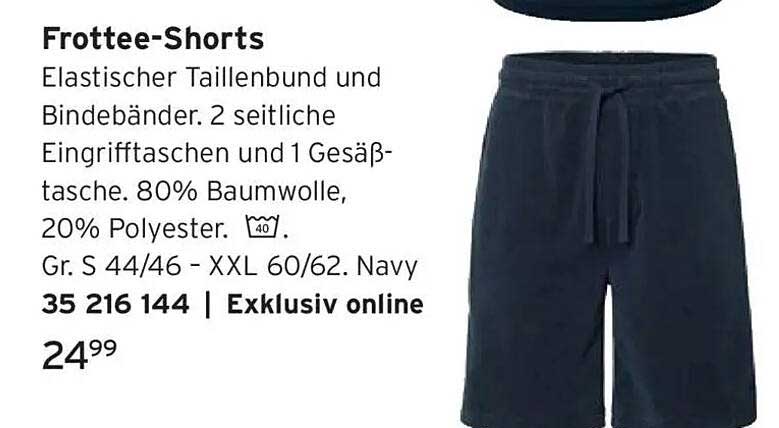 Frottee-Shorts