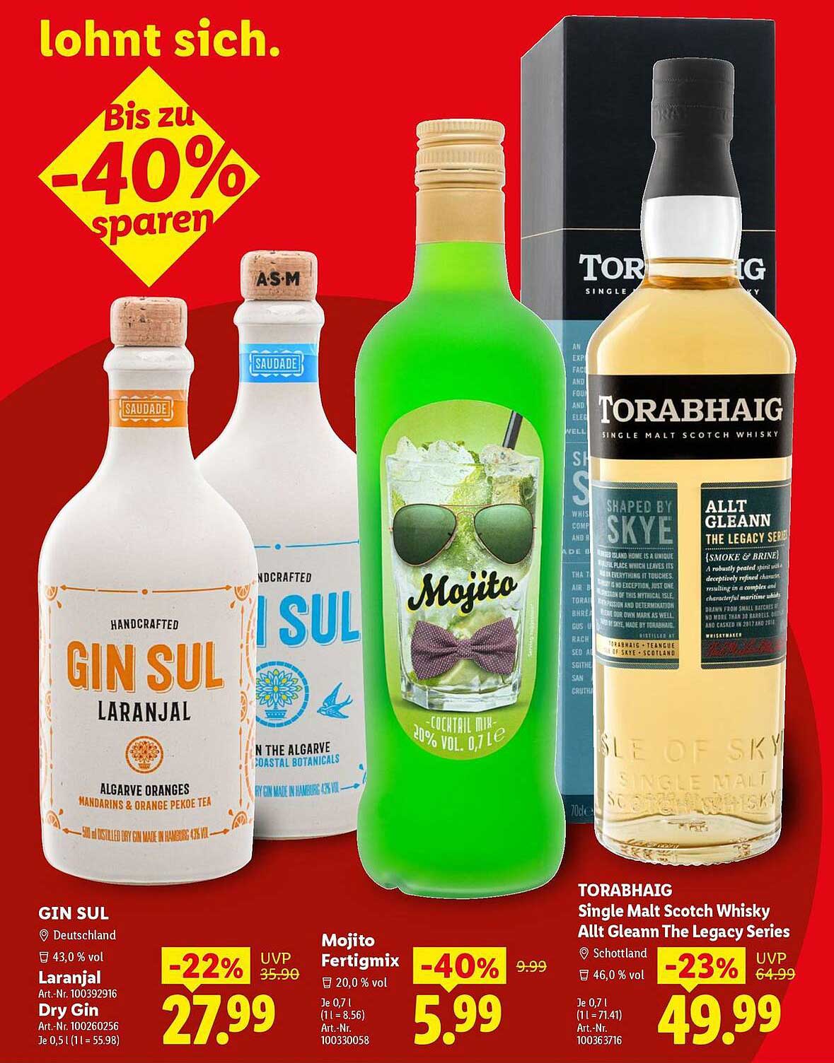 GIN SUL Laranjal Dry Gin