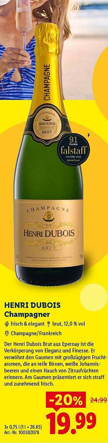 HENRI DUBOIS Champagner