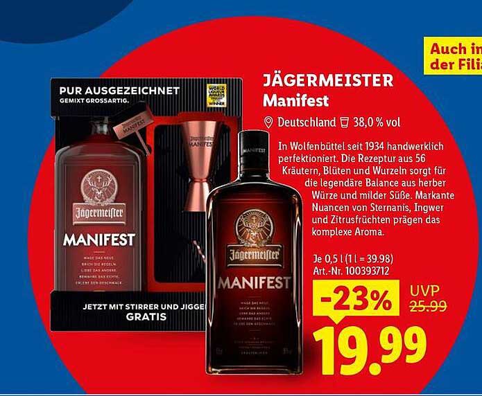 JÄGERMEISTER Manifest