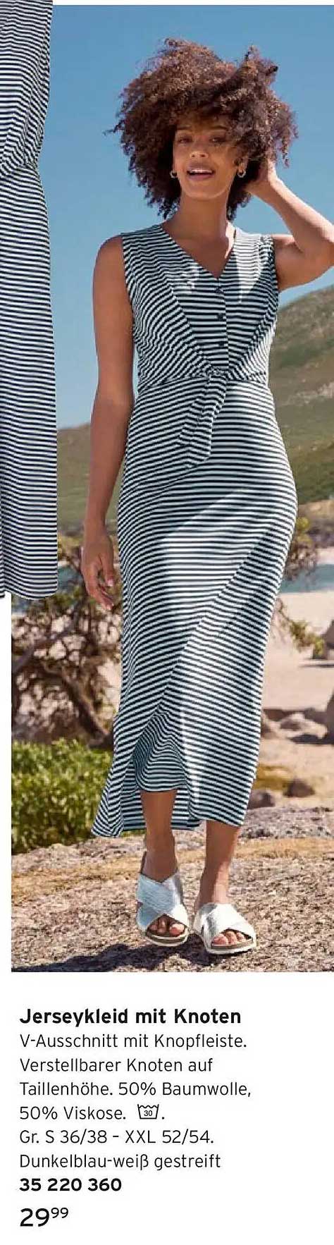 Jerseykleid mit Knoten