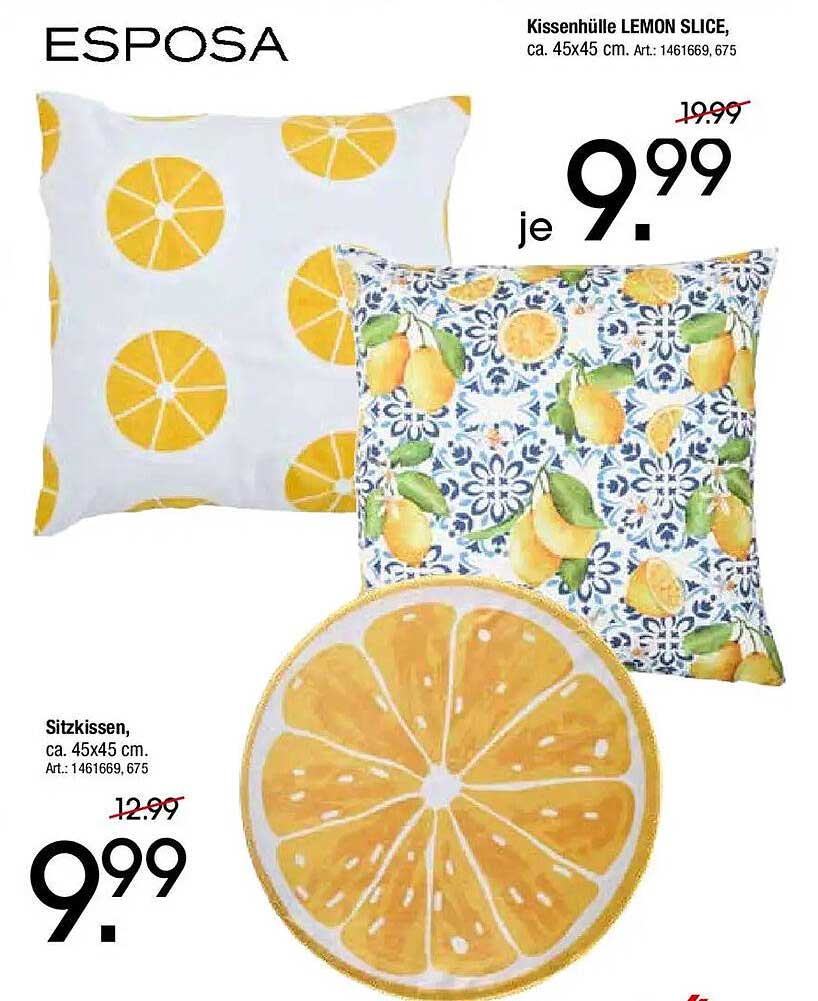 Kissenhülle LEMON SLICE.
