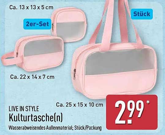 LIVe IN STYLE Kulturtasche(n)