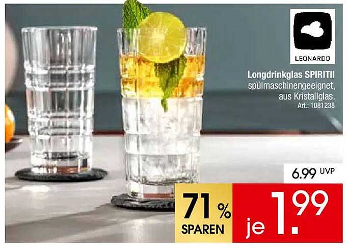 Longdrinkglas SPIRITII
