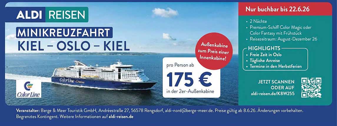MINIKREUZFAHRT KIEL – OSLO – KIEL