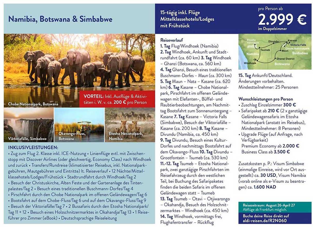 Namibia, Botswana & Simbabwe