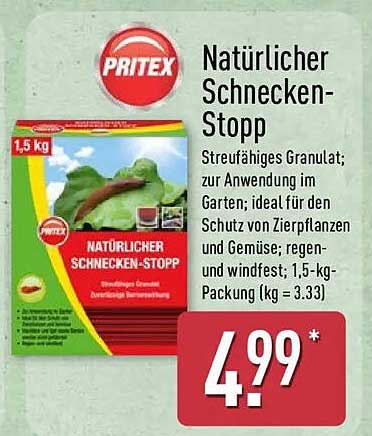 Natürlicher Schnecken-Stopp