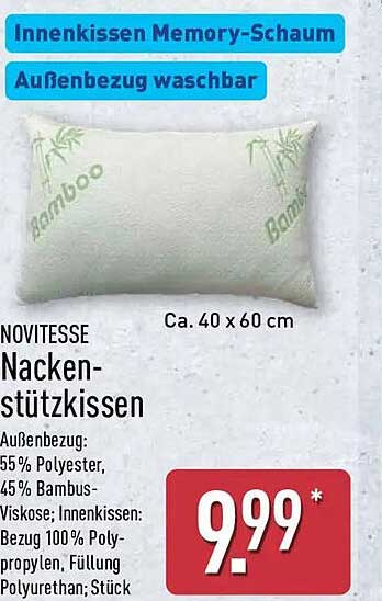 NOVITESSE Nackenstützkissen
