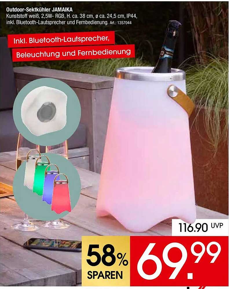 Outdoor-Sektkühler JAMAIKA