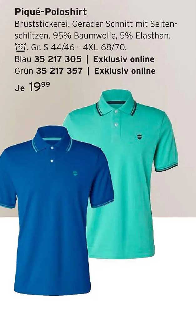 Piqué-Poloshirt