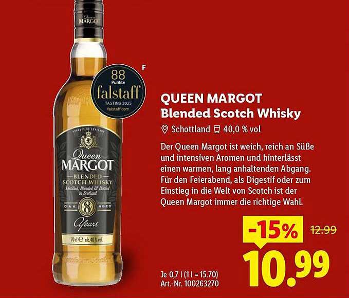 QUEEN MARGOT Blended Scotch Whisky