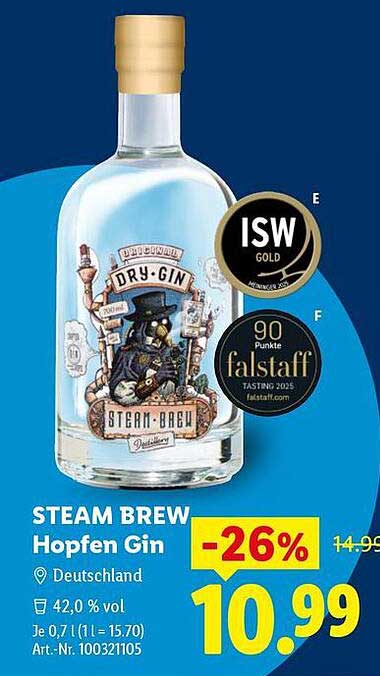 STEAM BREW Hopfen Gin