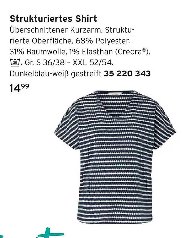 Strukturiertes Shirt