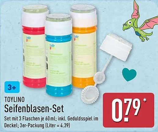 TOYLINO Seifenblasen-Set