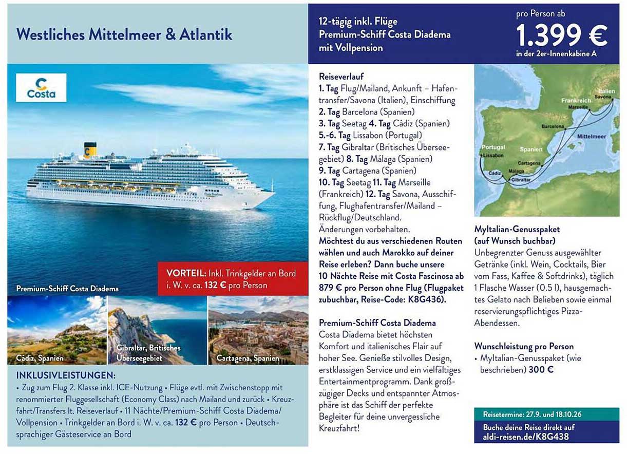 Westliches Mittelmeer & Atlantik