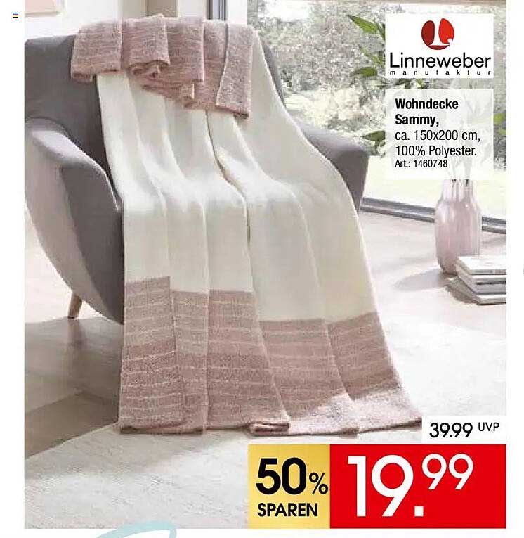 Wohndecke Sammy, ca. 150x200 cm, 100% Polyester