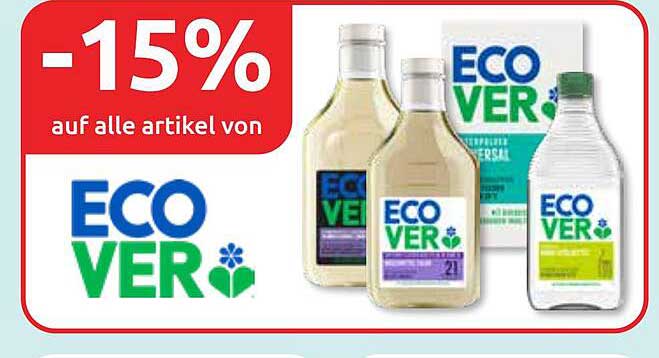 -15% auf alle Artikel von Ecover