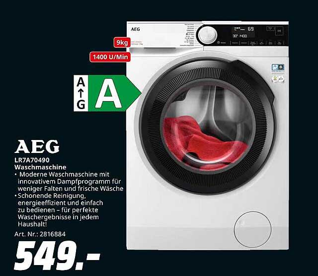 AEG LRR7A70490 Waschmaschine