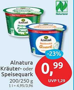 Alnatura Kräuter- oder Speisequark 200/250 g