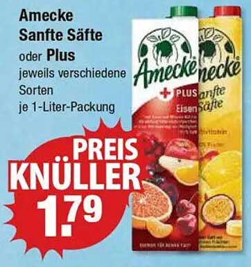 Amecke Sanfte Säfte oder Plus - Preis Knüller