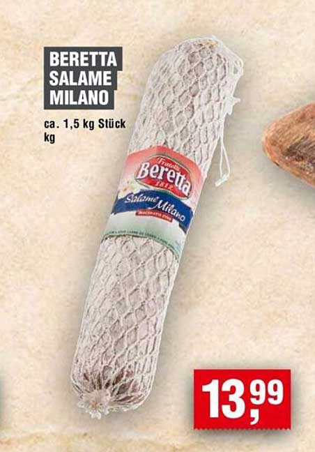 BERETTA SALAME MILANO ca. 1,5 kg Stück