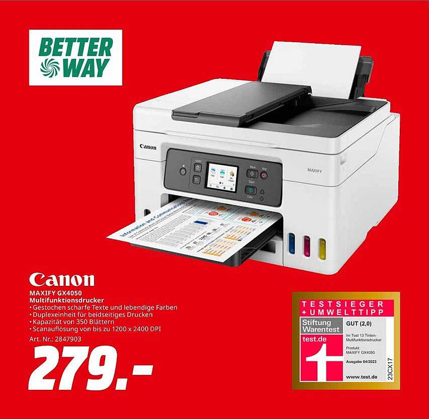 Canon MAXIFY GX4050 Multifunktionsdrucker
