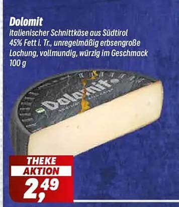Dolomit - Italienischer Schnittkäse aus Südtirol