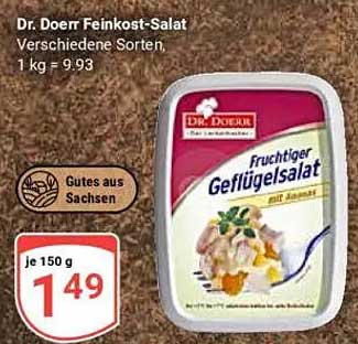 Dr. Dörr Feinkost-Salat - Fruchtiger Geflügelsalat
