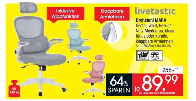 Drehstuhl MARA von livetastic