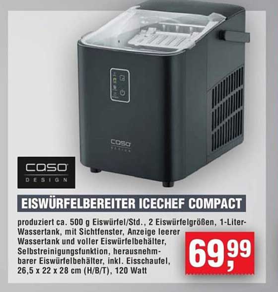 EISWÜRFELBEREITER ICECHEF COMPACT